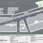 People sitting and standing in PPM by Sarah Oberklaid
