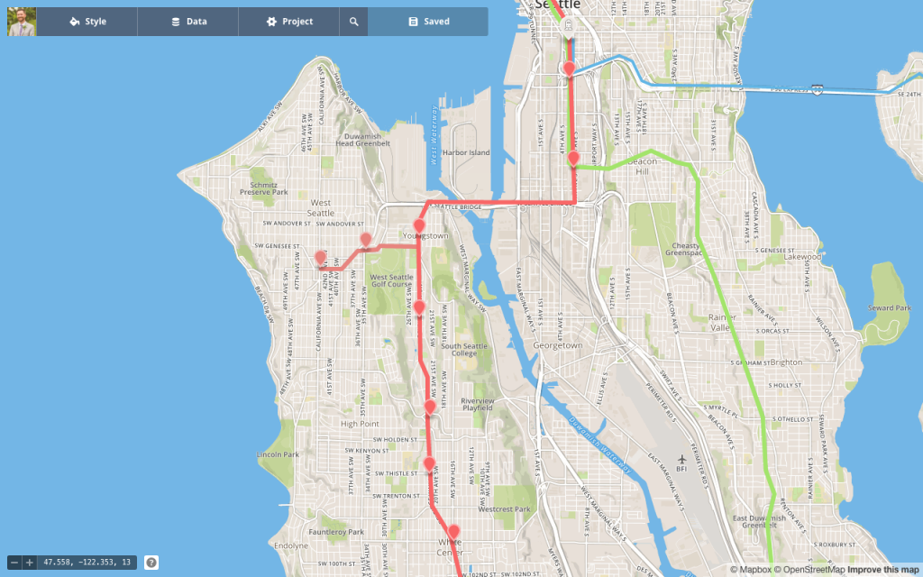 Combined West Seattle options.