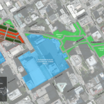 A conceptual site plan of the primary lid sections. Click to enlarge. (Graphic by the author)