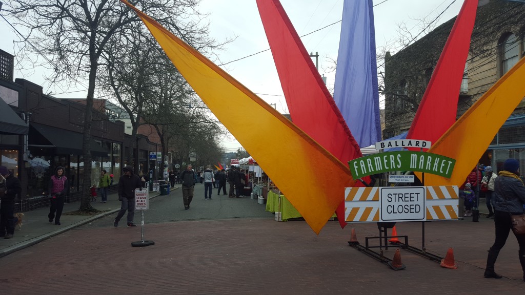 The Ballard farmer's market. (Photo by the author)