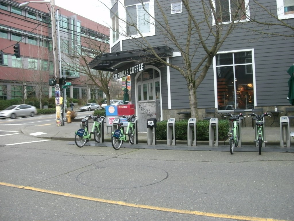 Pronto station at 12 Ave and Columbia St.