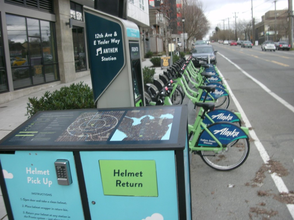 Pronto Station at 12th Ave & E Yesler way.