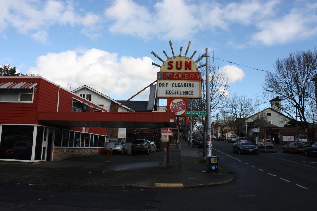 Sun Cleaners has an old Seattle charm or at least the sign does. Perhaps, a new building could preserve the sign?