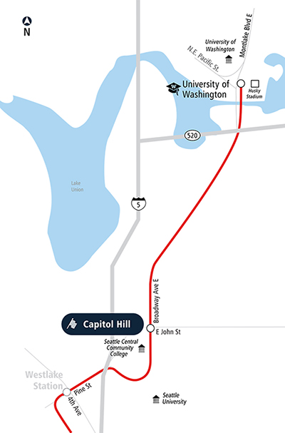 University Link extension. Click to enlarge. (SoundTransit)