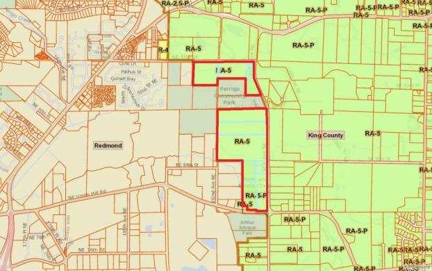 Proposed UGA expansions near Redmond. (King County)