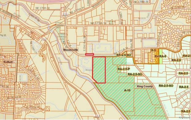 Proposed UGA expansion near Woodinville. (King County)