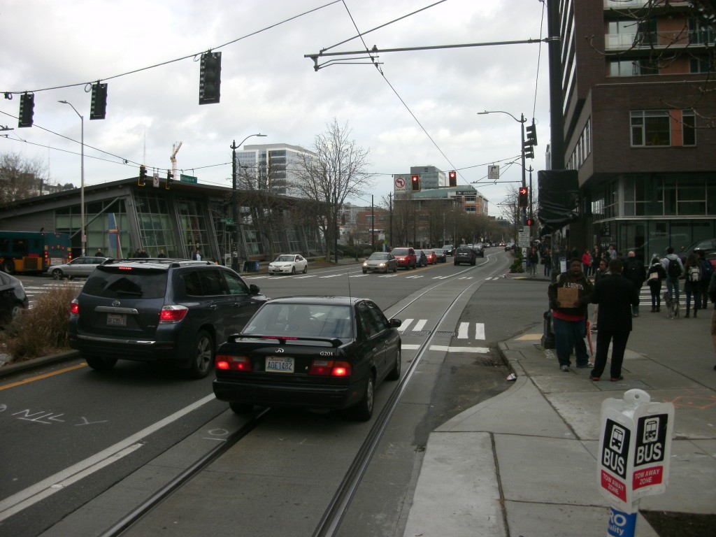 Transit Lanes on Westlake: Not Seeing Red Anytime Soon