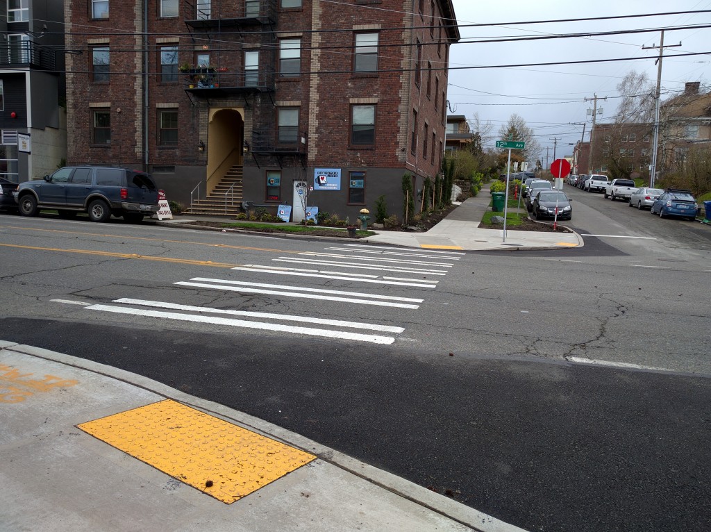 12th Avenue Curb Bulbs- Yes, an NSF project. (Photo by Owen Pickford)