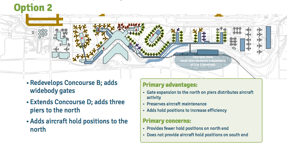 Option 2 for terminal expansion. (Port of Seattle)