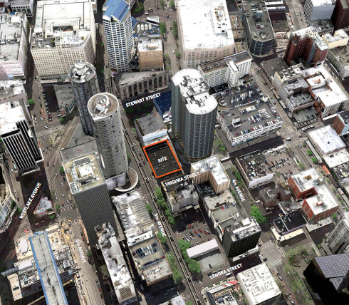 Locational context of the development proposal. (City of Seattle / Perkins + Will)