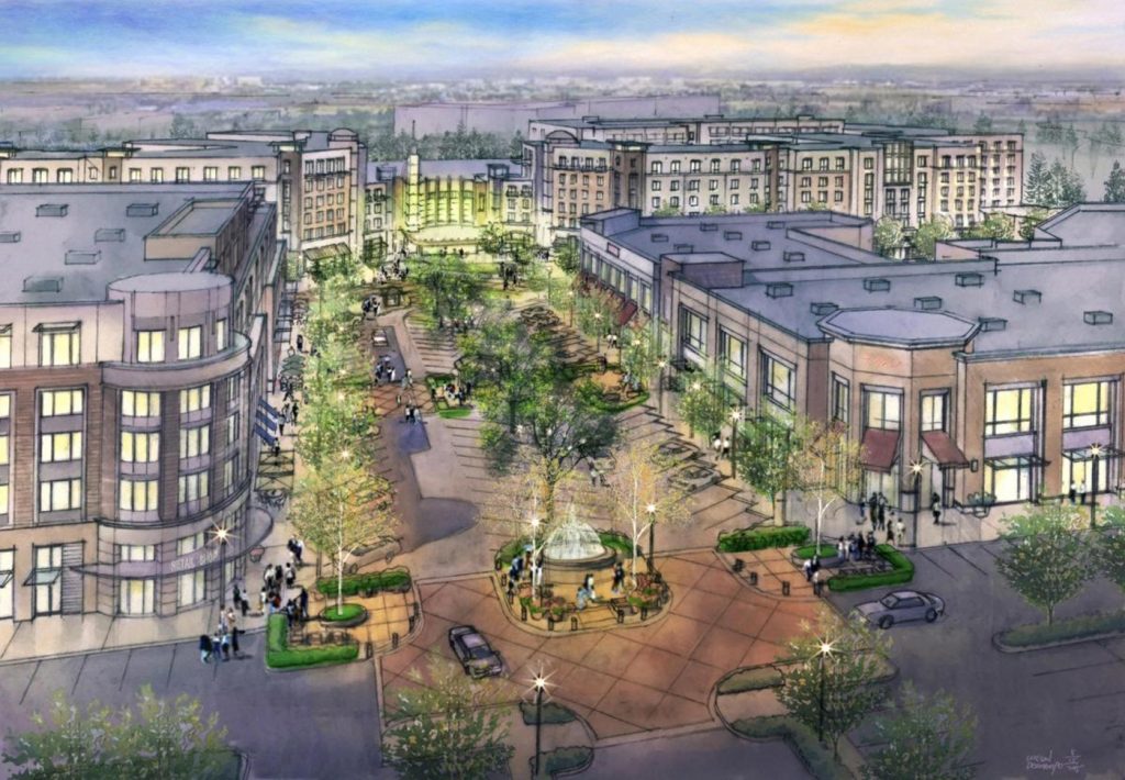 Totem Lake redevelopment plan calls for 800,000 sq feet and 850 luxury apartments.