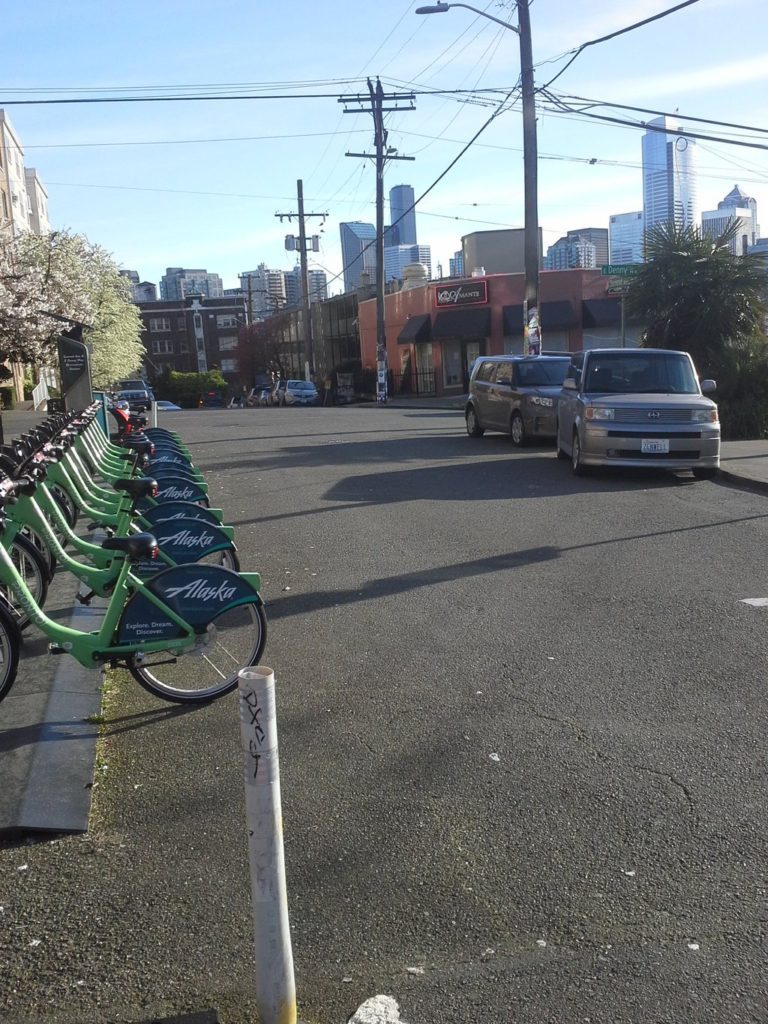 Capitol Hill's future Pavement Park. (Photo by the author)