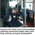 Passive Wheelchair Restraint Ssytem