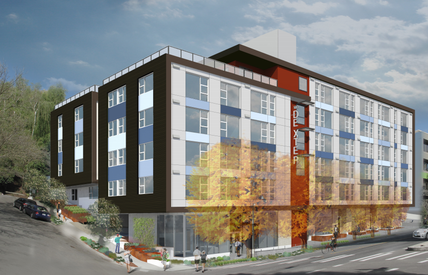 Rendering of the proposed 1511 Dexter Ave N. (City of Seattle)