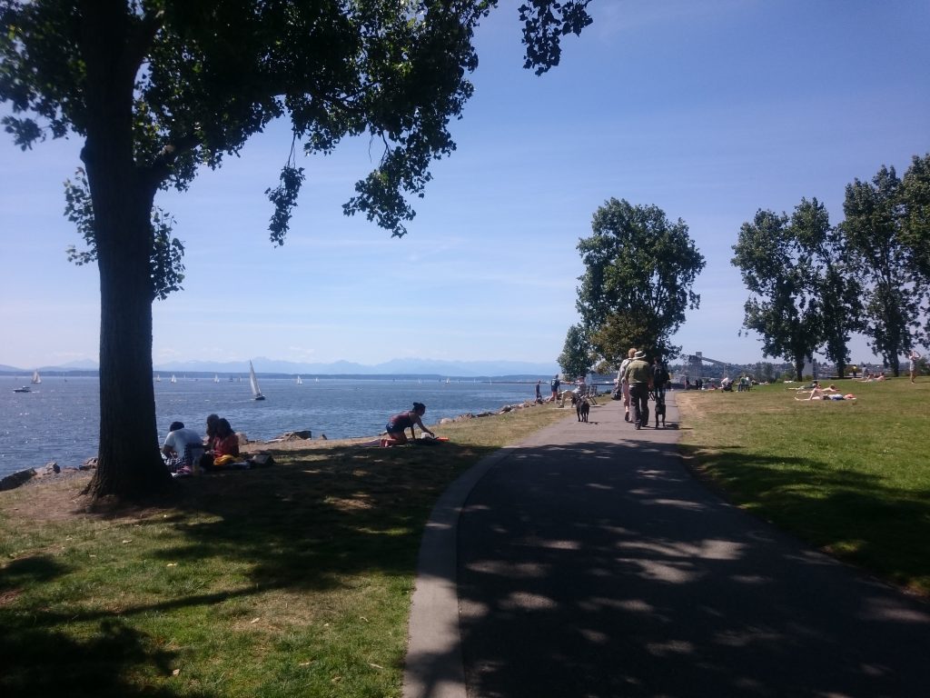 Myrtle Edwards Park. Photo by Sarah Oberklaid. 