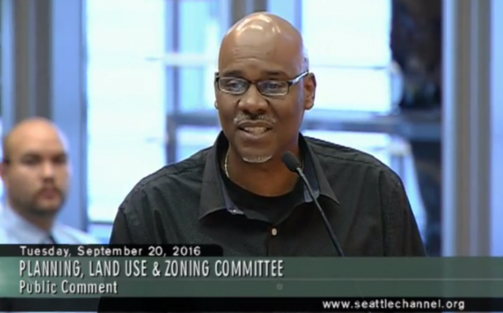 Gregory Davis breathed a sigh of relief. (Seattle Channel)