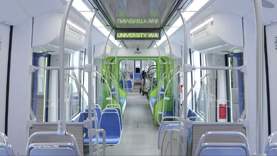 Sound Transit Type 2 LRV Preliminary Interior Design Concept (Siemens)