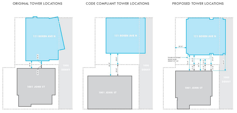 The tower placement options considered. (Via)