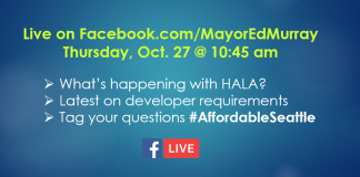 Join Mayor Ed Murray For HALA Q&A Today