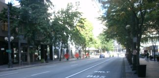 Fourth Avenue Covertly Gets Bus, Turn Lane