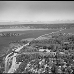 Arial view of the “ramps to nowhere” (Washington State Dept of Transportation)