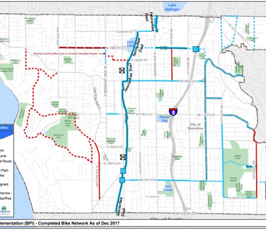 Shoreline Plans To Implement More Bike Facilities In 2017