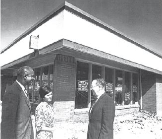 Liberty Bank was founded in 1968 to counteract redlining and serve the Black community. ( )