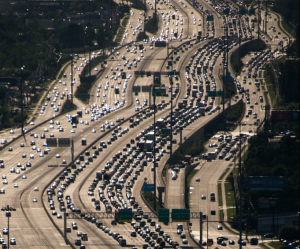 Katy Freeway in Houston, TX: widest in the world with 22 lanes. Imagine this between Capitol Hill and downtown (Image: reddit)