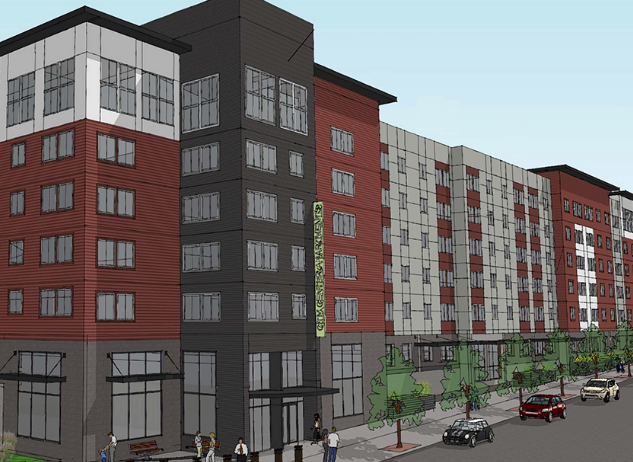 The planned CenterCity Apartments. (City of Lynnwood)