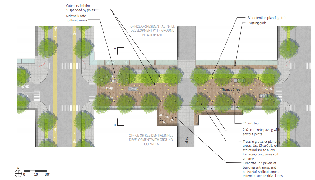 Proposed Thomas Street (Seattle Parks Foundation)