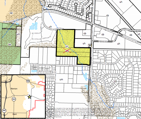 FLUM change proposed in Fairwood. (King County)