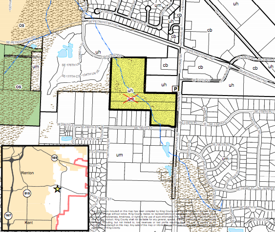 Future Land Use Map change proposed in Fairwood. (King County)