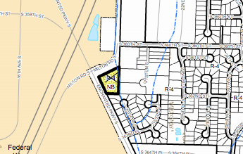 Zoning change proposed near Federal Way. (King County)