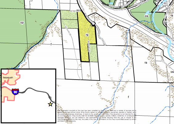 FLUM change proposed near Preston. (King County)