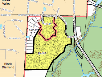 Contingent zoning near Maple Valley. (King County)