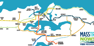 2016 General Election Results A ST3 system map oriented with west on top.