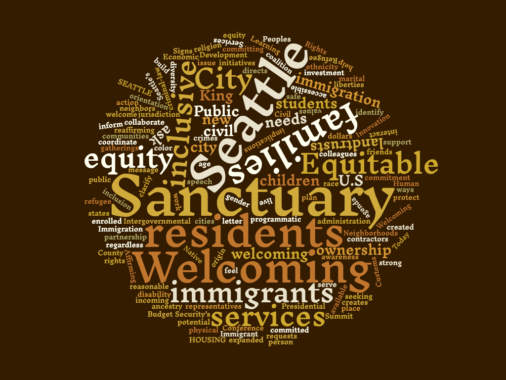 Seattle Sanctuary City The Urbanist