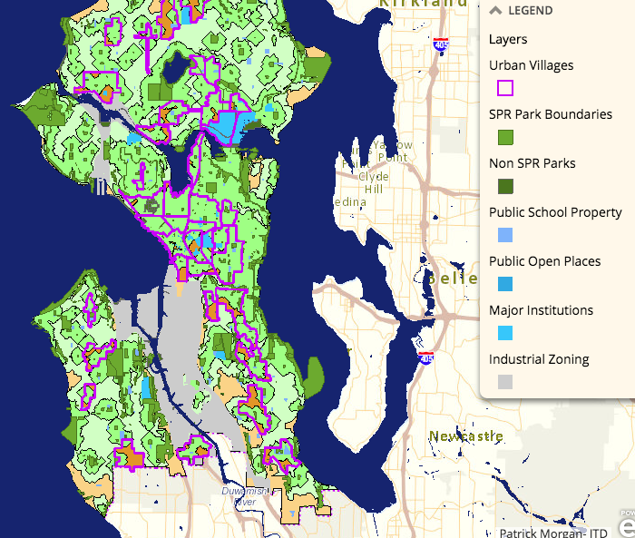 Gap analysis in relationship to opportunities. (City of Seattle)