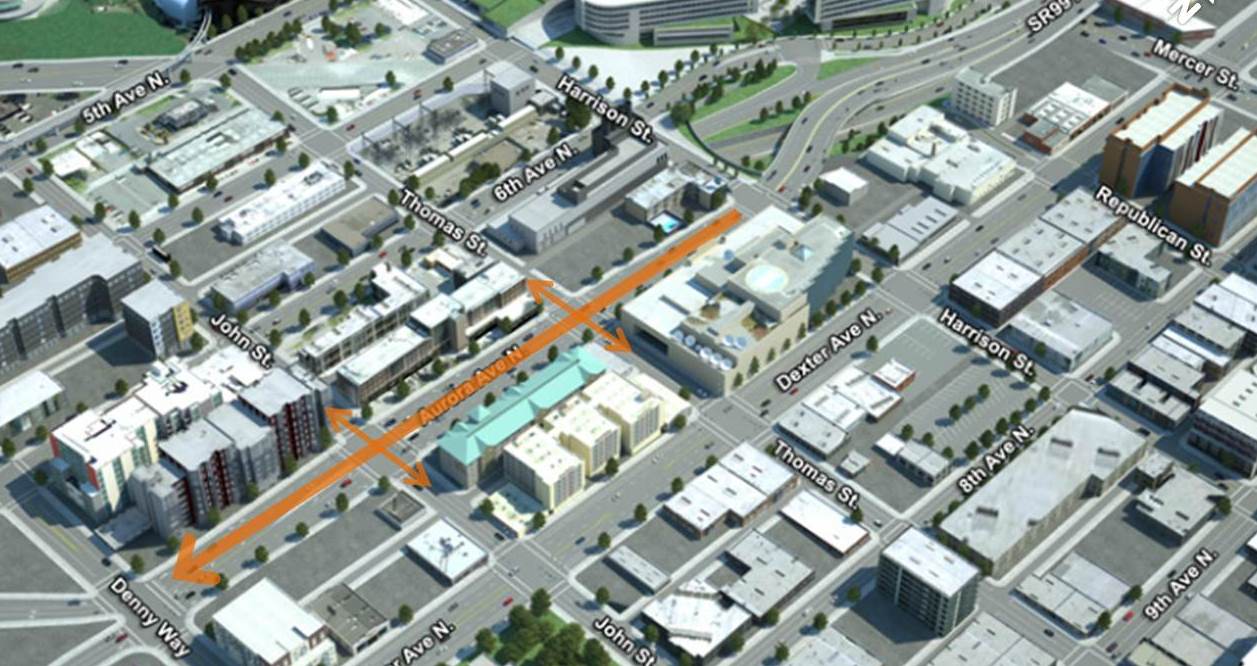WSDOT's plan to reconnect the street grid over the soon-to-be old SR-99 route. (WSDOT)