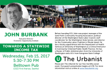 Reminder: Next Urbanist Meetup Is Tomorrow, February 15