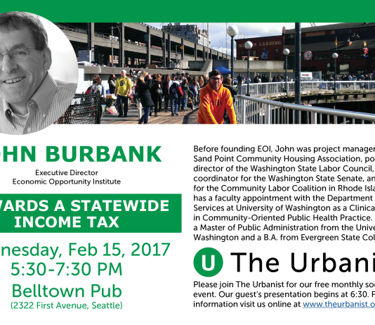 Reminder: Next Urbanist Meetup Is Tomorrow, February 15