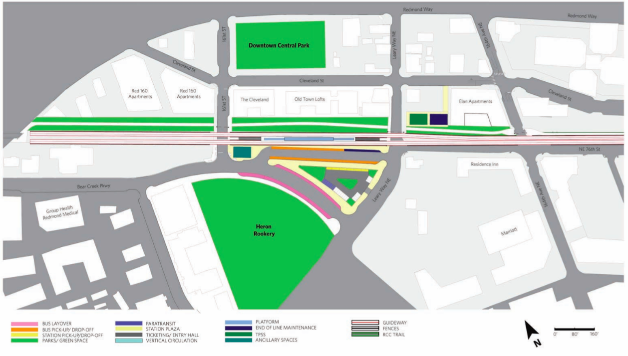 Concept 1 area plan. (City of Redmond)
