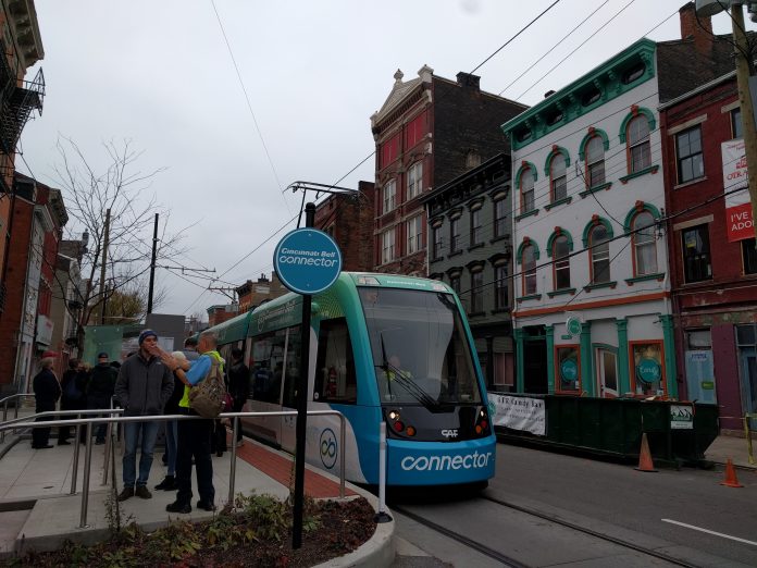 Cincinnati Streetcar at Findlay Market