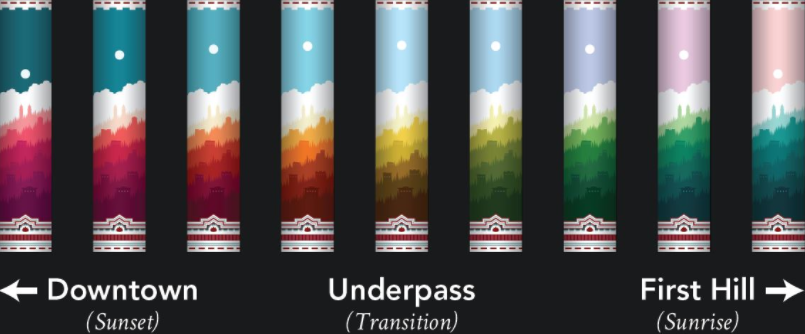 The transition of Watkins' sunlight over First Hill concept. (Urban Artworks)