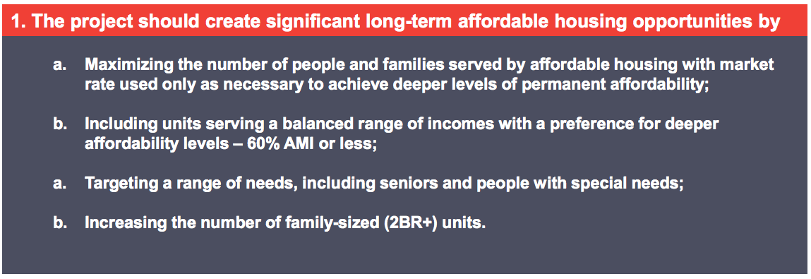 Long-term affordable housing principles for TOD. (Sound Transit)