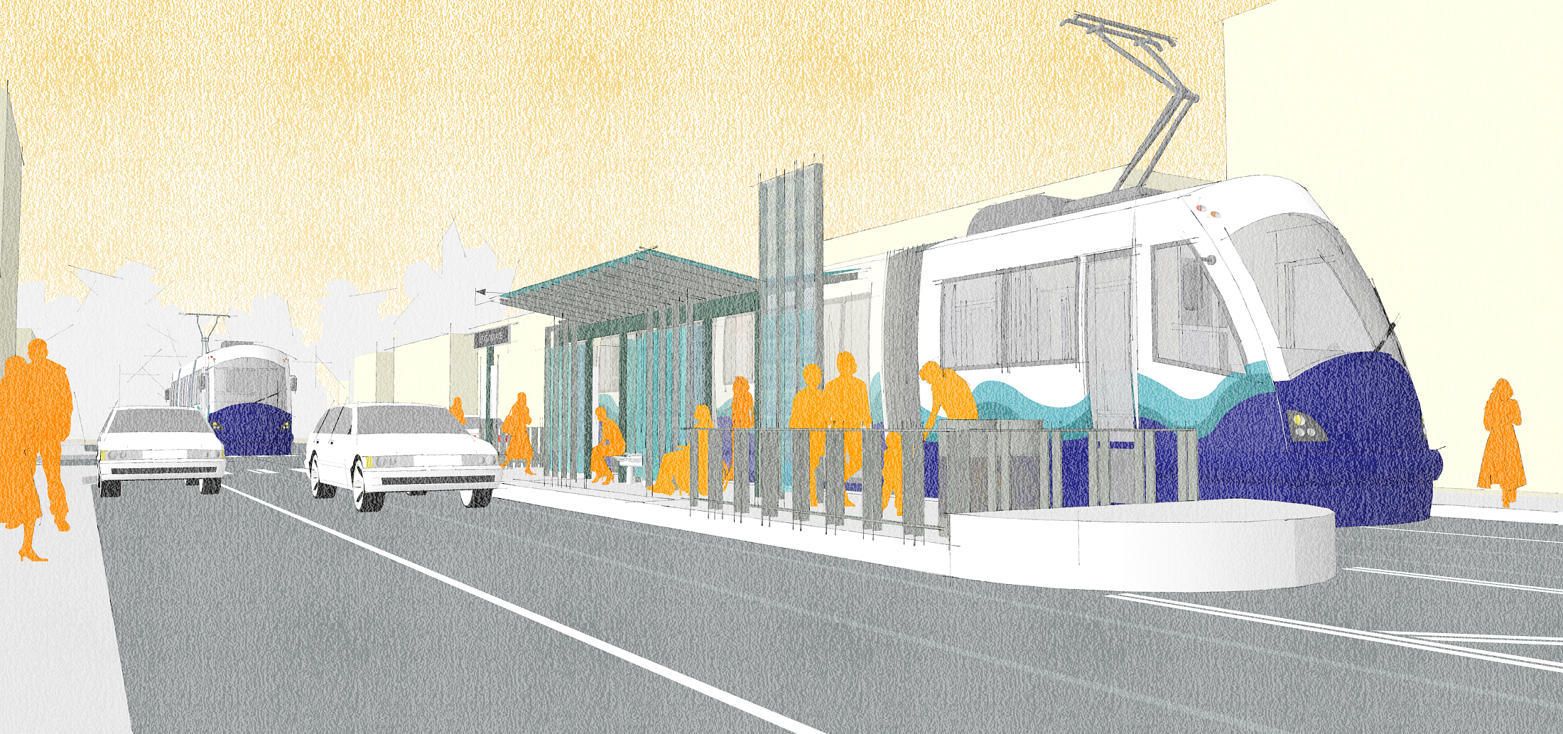 Rendering of the Option A design. (Sound Transit)