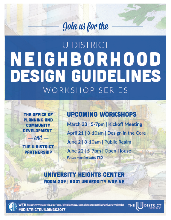 Neighborhood design guidelines series. (City of Seattle / U District Partnership)