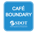 SDOT – Sidewalk Cafe Boundary Card