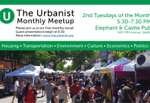 Next Urbanist Meetup Is Tuesday, June 13