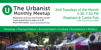 Next Urbanist Meetup Is Tuesday, June 13